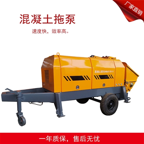 车载式拖泵 混凝土输出泵车