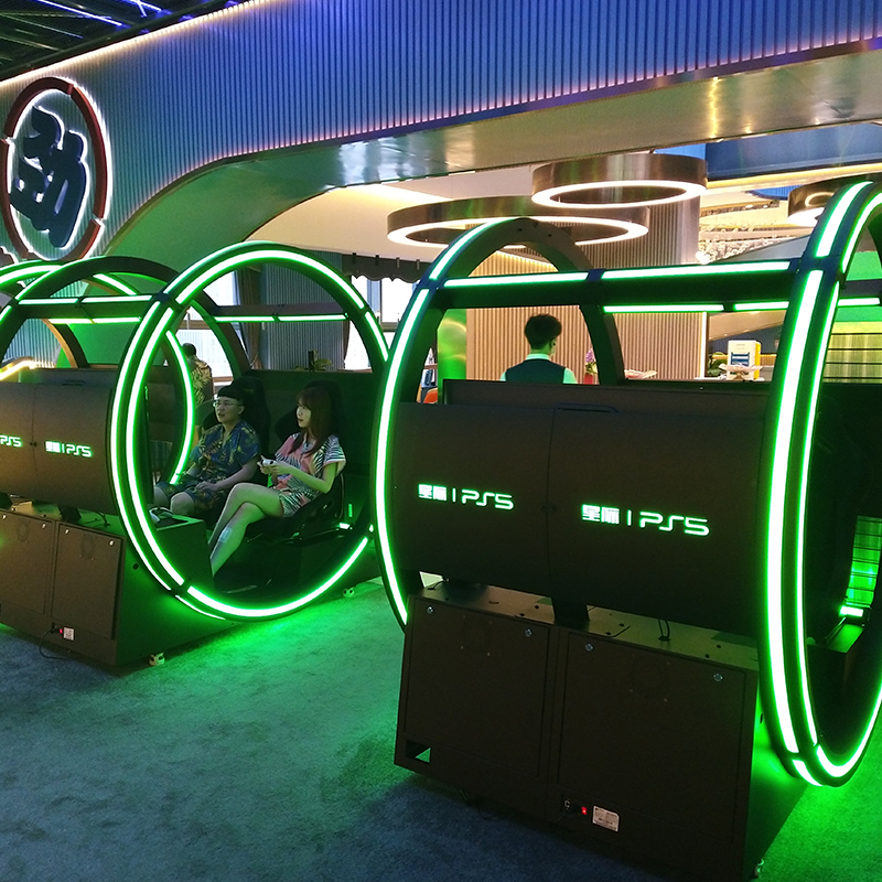 vr体感游戏机设备vr大型商场设备vr自助扫码支付设备拓普互动