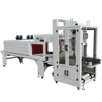 全自动袖口式热收缩膜包装机 厨房清洁剂热缩膜封口机