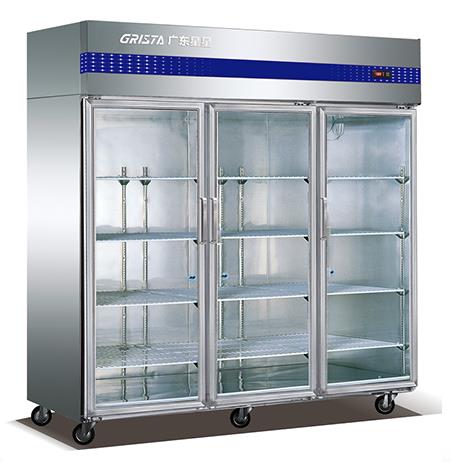 格林斯达商用冰箱sg16e3gx大三门冷藏展示柜三门保鲜陈列柜