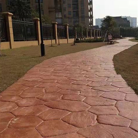 耐磨壓模地坪 徐州水泥地面印花 邳州壓印路面美翻了