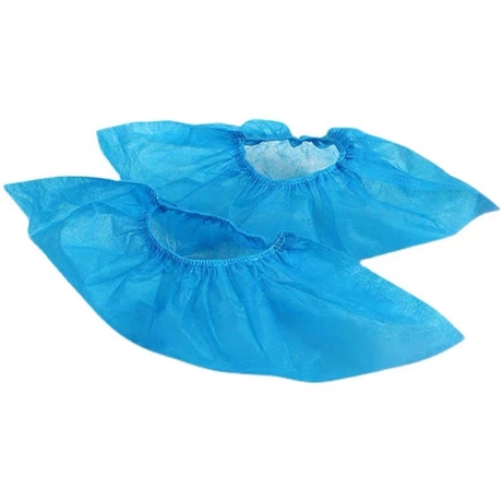 医用隔离鞋套短筒无纺布pe厂家直发