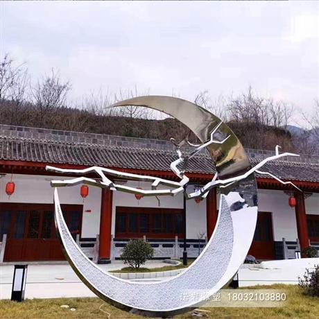 湖南大型景觀月亮雕塑不銹鋼雕塑公司質(zhì)量保障