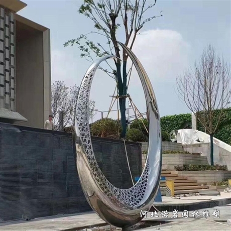 重庆大型景观月亮雕塑不锈钢雕塑公司质量保障