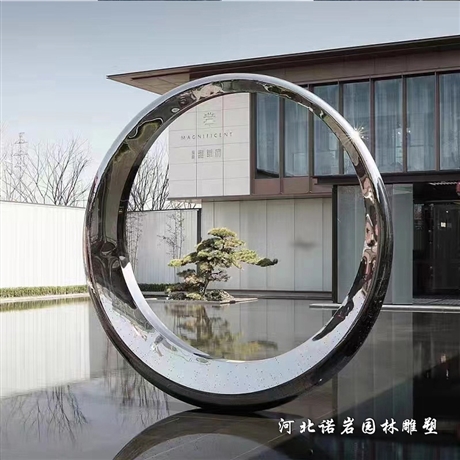 重庆镜面不锈钢月亮雕塑不锈钢雕塑加工在线咨询