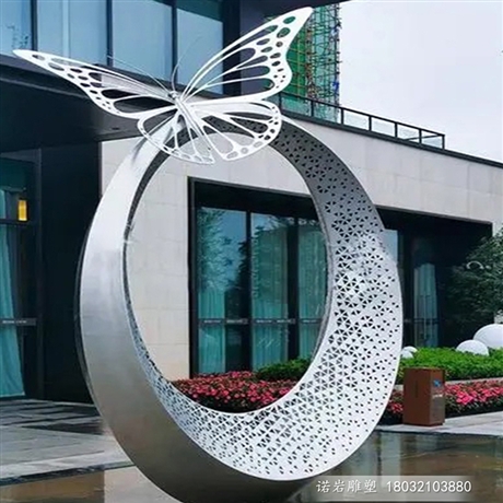 福建燈光月牙不銹鋼雕塑不銹鋼雕塑公司在線咨詢