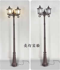 太阳能款 庭院灯 复古造型景观灯 中国窗花系列  防水防雷