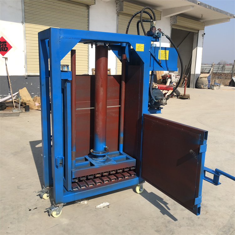 人工穿绳废纸打包机薄膜边角料打包压块机华圣