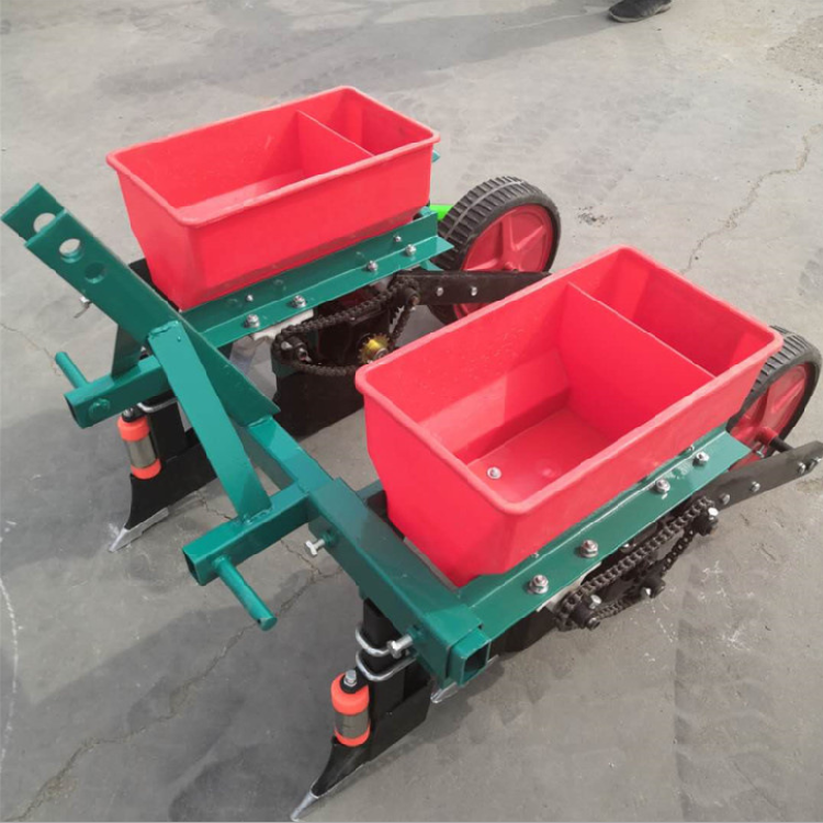 链辊式播种机 防滑式小型施肥播种机 玉米点播机