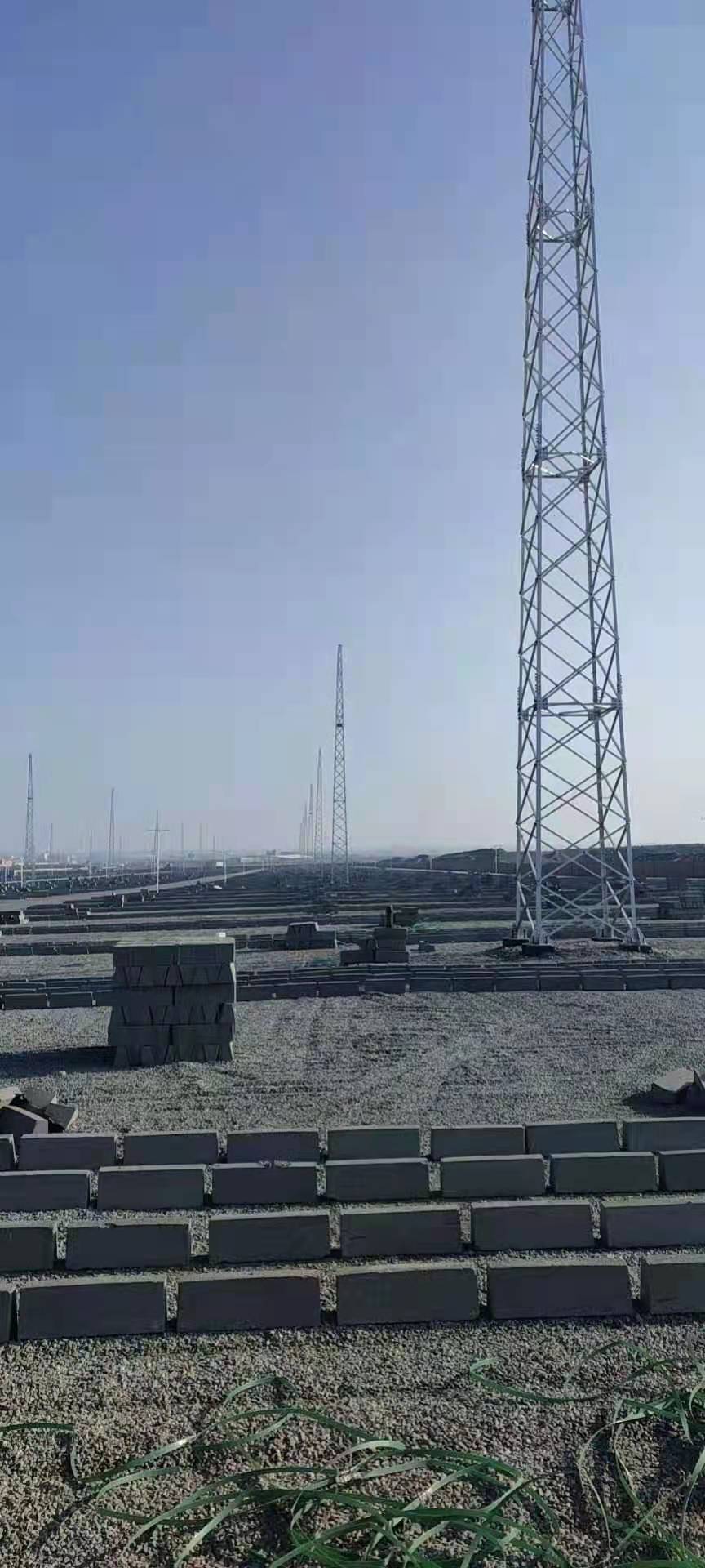 gfl12通讯塔构架避雷针塔20米30米5g信号塔来图定做