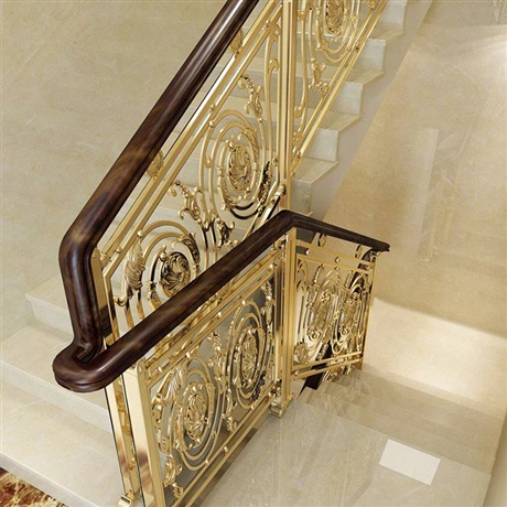 美观室内全铜楼梯扶手发货及时