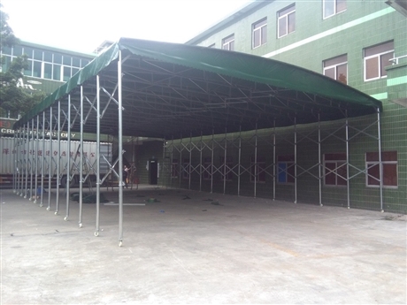 排檔伸縮帳篷 停車棚 篷門口擋雨棚 倉(cāng)庫(kù)推拉帳篷