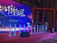 天津南开发光手印立柱 亚克力手掌按钮 启动仪式道具出租租赁