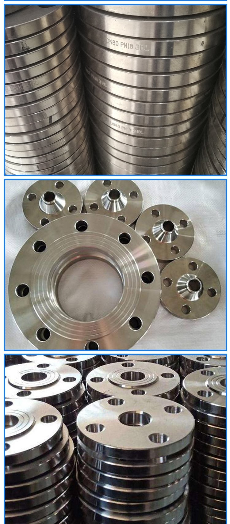 不锈钢法兰大口径法兰不易生锈机械性能良好