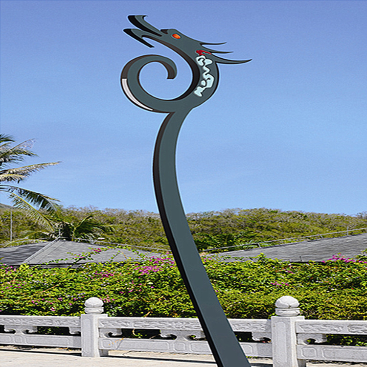 造型景观灯不锈钢led凤凰景观灯庭院灯4米