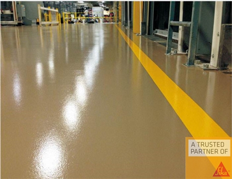 西卡聚氨酯砂浆地板漆 耐磨 防滑耐腐蚀食品车间地面材料