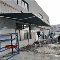 浦东合庆镇伸缩蓬门店 户外遮阳雨棚 移动式防雨棚案例 选购技巧