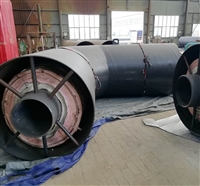 钢套钢出地弯头  蒸汽钢套钢疏水节 保温钢管钢套钢大小头 