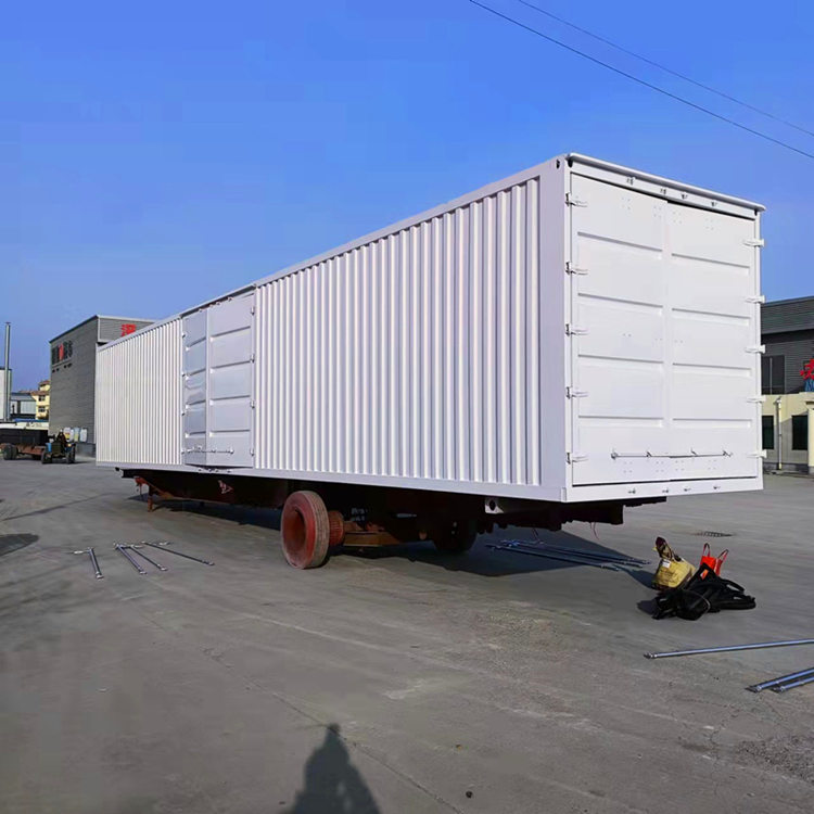 13.95米骨架半挂车箱体分体设计 轻量化45尺集装箱货柜运输车