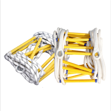 消防软梯家用逃生绳梯高空作业工程梯尼龙树脂软爬梯