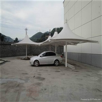 梁溪区扬名街道电动遮阳雨棚 膜结构停车棚 汽车充电蓬搭建厂家