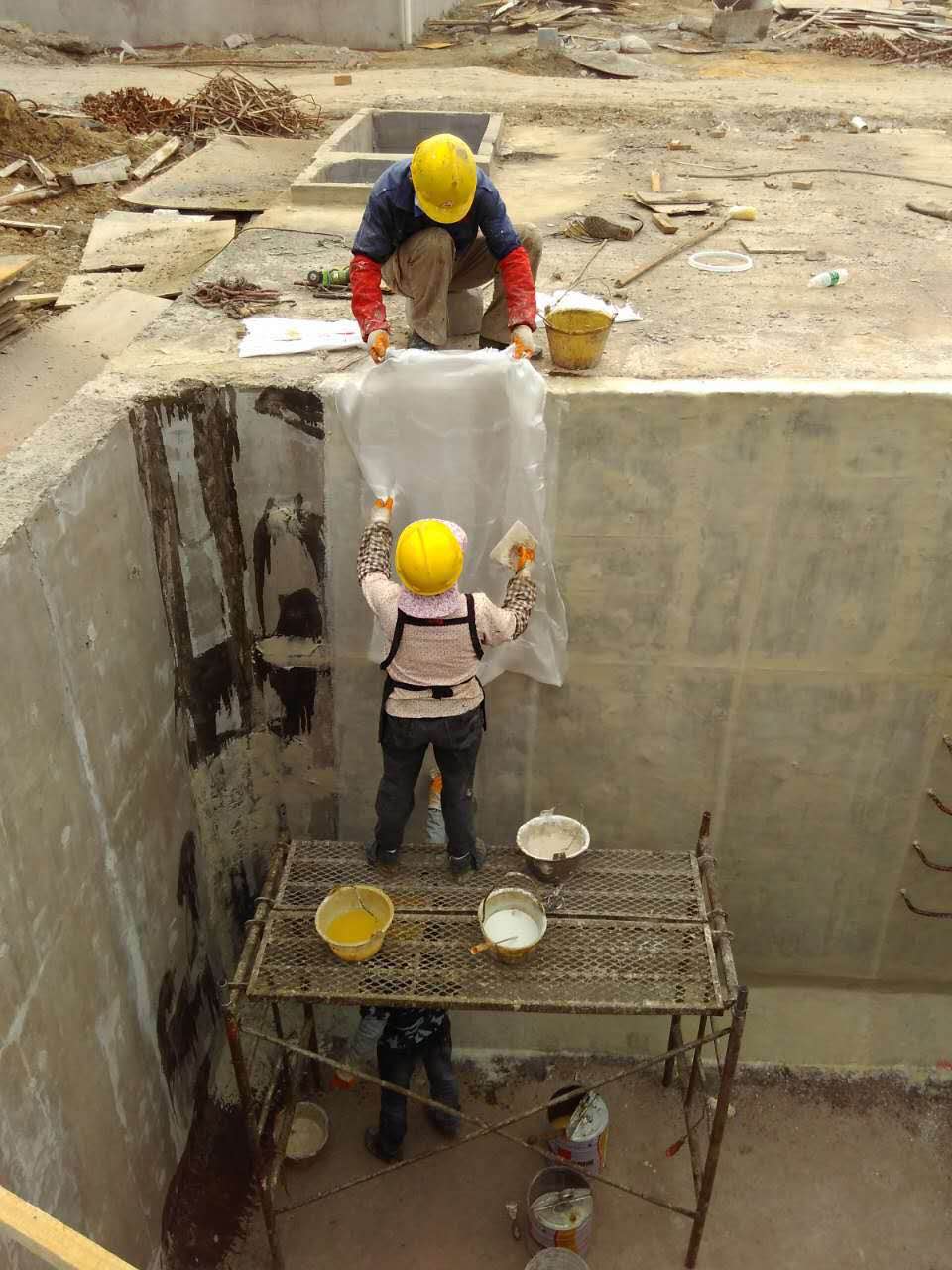 污水池玻璃钢防腐施工措施