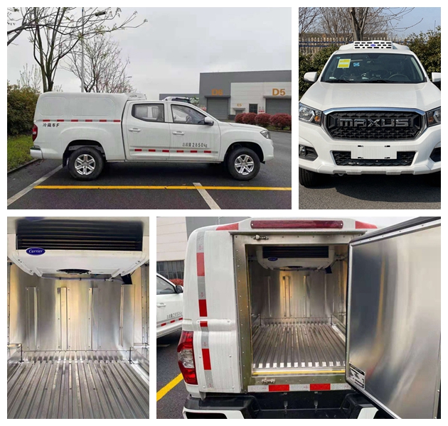 东风日产皮卡冷链车地下车库用冷链车口碑好品质差不了