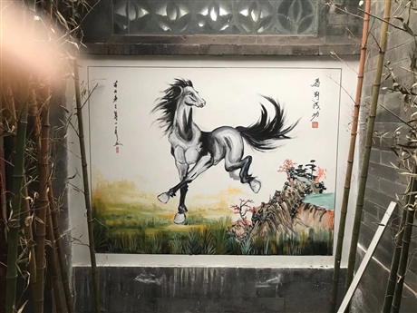 【北京壁畫彩繪彩畫手繪墻繪】價(jià)格,廠家,古建筑油漆