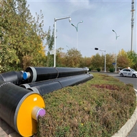 江苏DN300埋地蒸汽保温钢管 钢套钢预制埋地保温钢管供应 