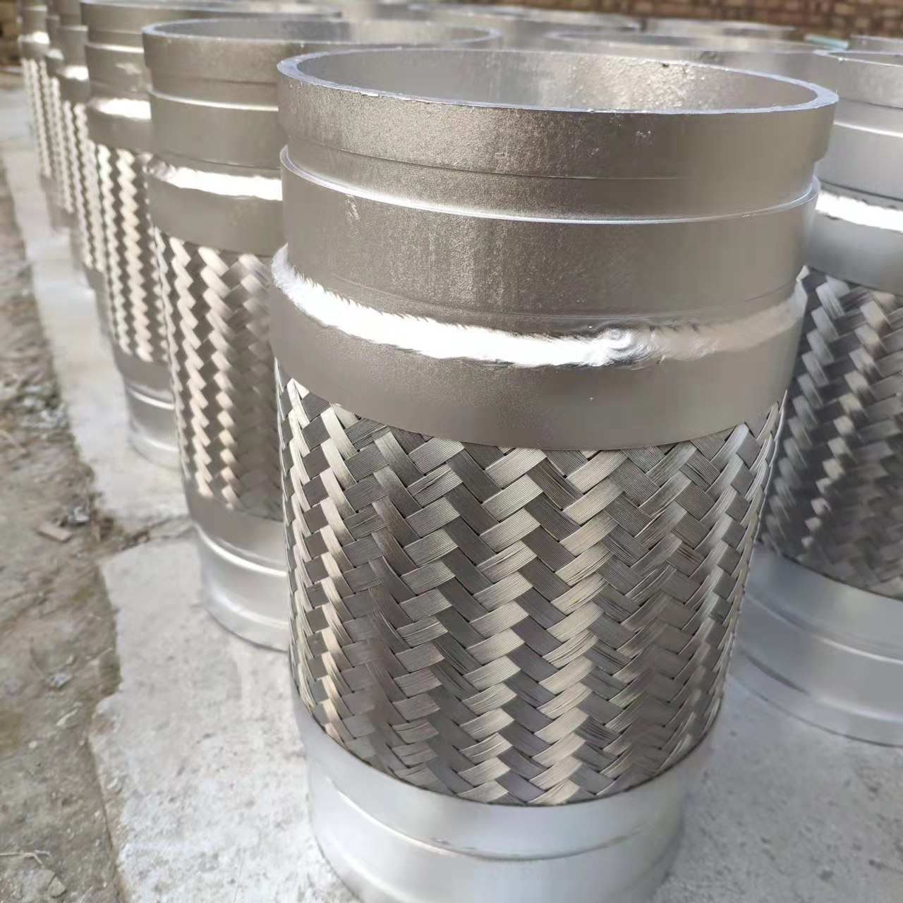 消防管道专用沟槽金属软管法兰连接软管沟槽波纹膨胀节源头厂家质量