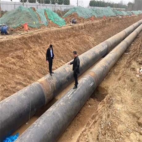 厂家销售530*10直埋式保温钢管 钢套钢蒸汽保温管河北发货