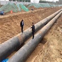 厂家销售530*10直埋式保温钢管 钢套钢蒸汽保温管河北发货