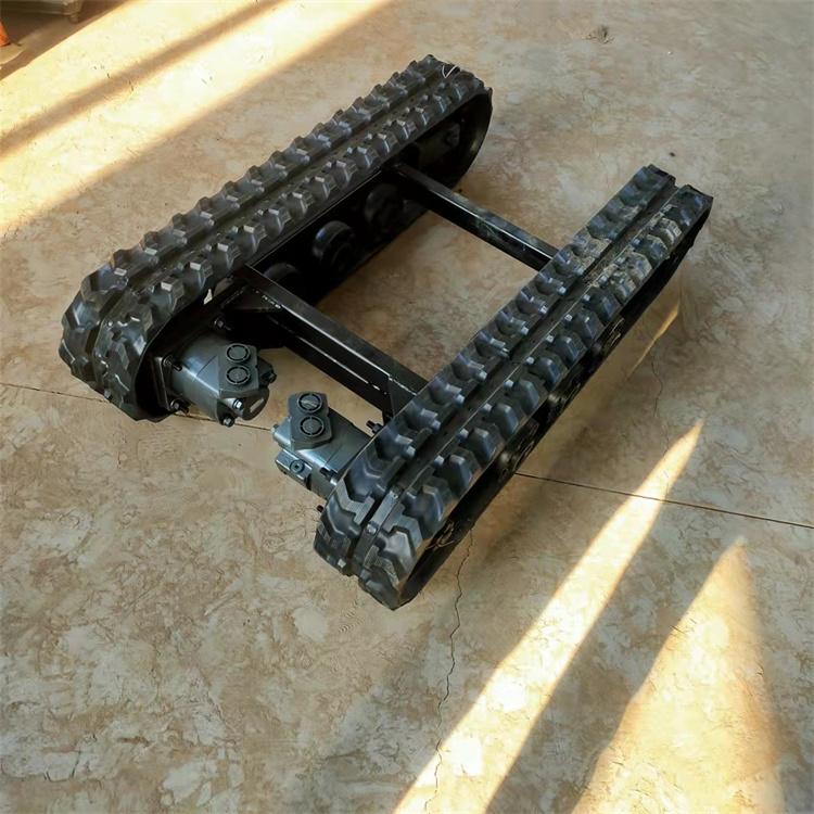 小型履带底盘橡胶履带运输车底盘电动履带运输车