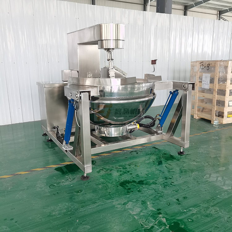 晟品蒜蓉酱搅拌炒锅牛油火锅底料炒料机香椿酱生产加工设备