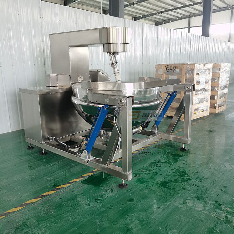 晟品蒜蓉酱搅拌炒锅牛油火锅底料炒料机香椿酱生产加工设备