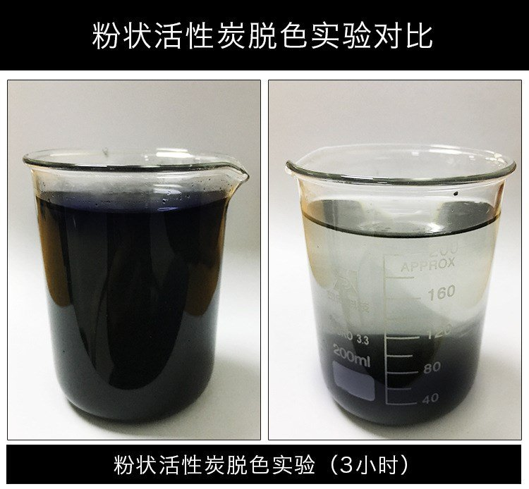 粉状活性炭木质200目污水处理脱色净化吸附炭