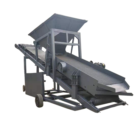 无轴加厚型土石分离机精恒小型直线震动电动砂石筛分设备