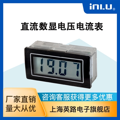 上海英路 兩線制交流電壓表IN6000三位半數(shù)字盤面表
