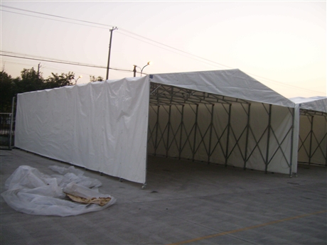 松江区移动推拉棚具坚实牢固、移动性好等特点