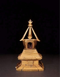 宗教用品塔刹铜雕塑 大型户外铜雕塔顶 世隆来图定制铜雕塔