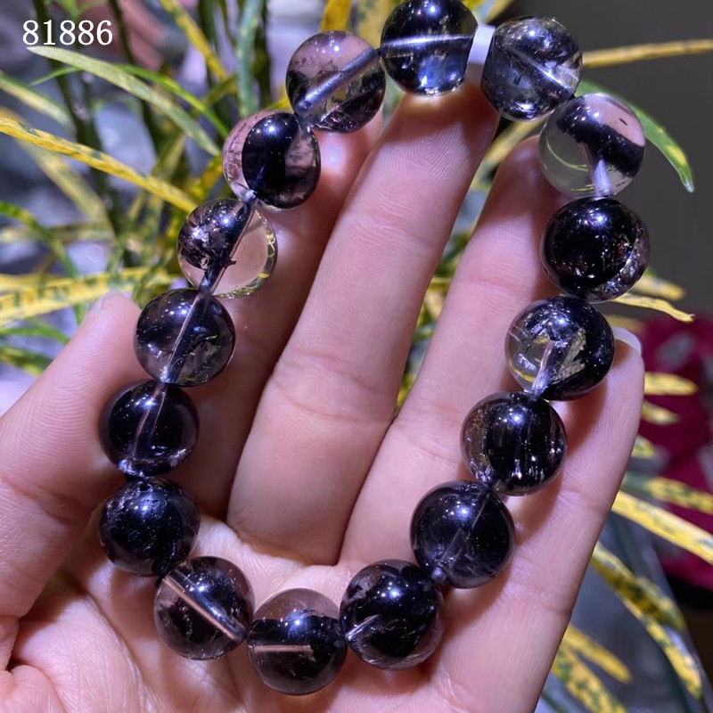 00寒素 巴西天然绿幽灵手链女 单圈聚水盆意境水晶净体半盆在找莫尼亚