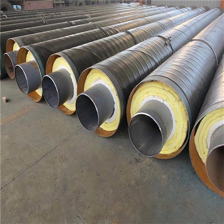 硅酸铝减阻层蒸汽直埋钢套钢保温钢管 兴松管道支持定制