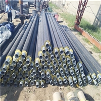 热力管道直埋敷设 聚氨酯黑夹克发泡保温管 支持图纸定制