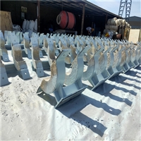 直埋蒸汽管道 长输低能耗隔热管托 LEUB埋地导向支架 图纸定制