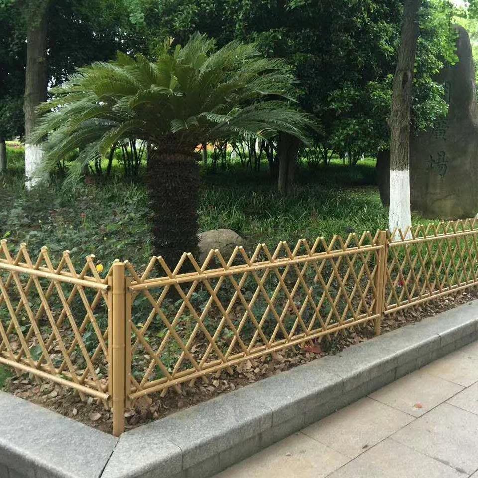 南方植物园仿竹护栏城市建设篱笆护栏
