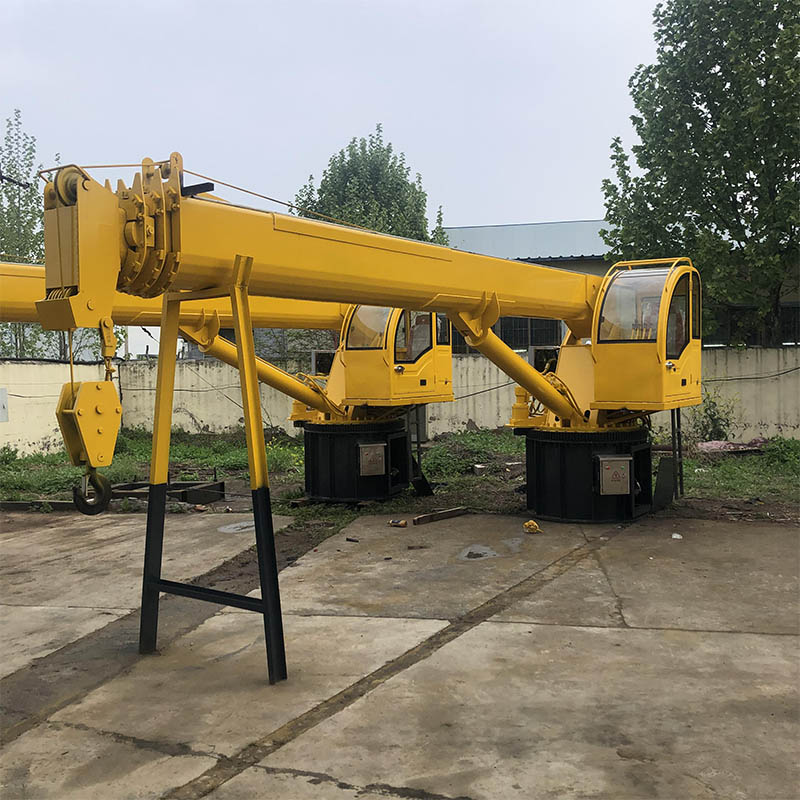 船用吊机固定式船吊港口码头悬臂吊克令吊小型液压起重机