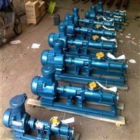 G型单螺杆泵 污泥输送水泵 不锈钢 单螺杆泵