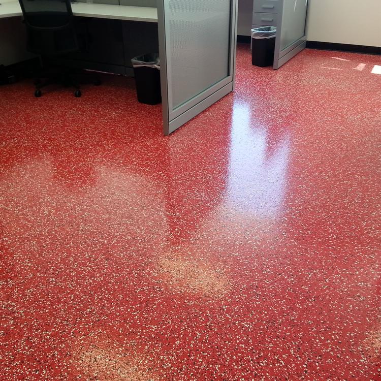 长沙西卡彩砂自流平湘潭环氧彩砂地坪压砂彩砂自流平施工