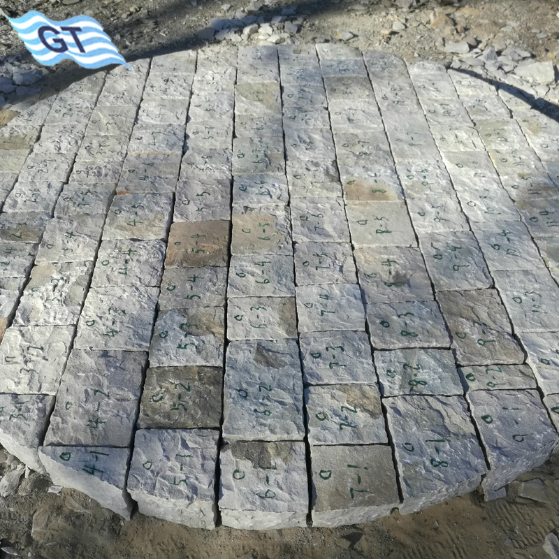 大连产高硅衬石球磨机衬砖内贴石方衬石