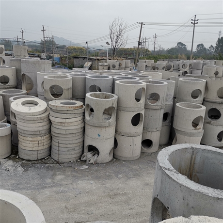 湛江水泥预制污水井 混凝土排水检查井 跌水井 沉沙井 检查井底座供应